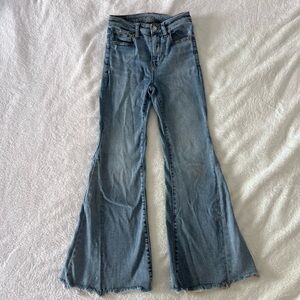 American Eagle Outfitters Light Blue Flare Jeans